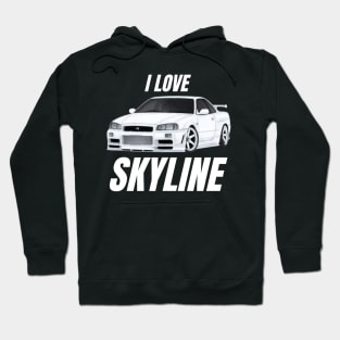 I love Skyline Hoodie